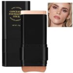 Foundation Stick, 2 in 1 Dual-Ended Long-Lasting Concealer Korean Foundation Contour Stick, Waterproof Contouring foundation with Brush, Full Coverage Matte Finish for Face Makeup(02#NATURAL) - Image 2