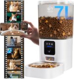 Frienhund Automatic Cat Feeder with 2K Camera: 5G WiFi Automatic Dog Feeder with Night Vision,Cat Food Dispenser with 7L Large Food Storage Container for Multiple Pet,Detachable for Easy Clean -29 Cup - Image 2