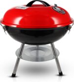 Gas One – 14-inch Portable Barbecue Grill with 3-Point Locking Lid for Heat Preservation – Dual Venting System – Small Charcoal Grill for Backyard, Camping, Boat - Image 2