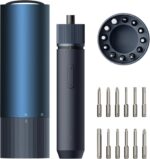 HOTO Electric Screwdriver Rechargeable, 3.6V Cordless Screwdriver Set USB-C, 1/4'' Hex Bits, 3 Torque Settings, 1500mAh Battery, LED Light & 12 S2 Metal Bits for Furniture/Electrical Repairs - Image 2