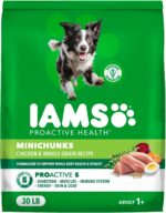IAMS Proactive Health Adult Minichunks Premium Dry Dog Food, Adult Dog Food Dry Recipe, 30 lb. Bag - Image 2