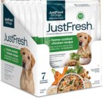 JustFoodForDogs JustFresh Wet Dog Food, Fresh Pet Meals and Toppers with No Preservatives, Resealable Package, Human Grade, Home-Cooked Chicken, 12 oz - 7 Pack - Image 2
