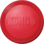 KONG Flyer - Durable Dog Toy for Outdoor Playtime - Natural Rubber Flying Disc, Dog Toy for Fetch - Safer Disc for Healthy Activity - for Medium/Large Dogs - Image 2