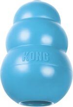 KONG Puppy - Natural Teething Rubber Chew Toy for Dogs - Stuffable Dog Toy for Extended Playtime - Chew & Fetch Toy for Puppies - for Small Puppies - Blue - Image 2