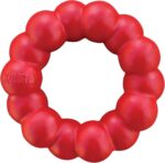 KONG Ring - Natural Rubber Ring Toy for Healthy Chewing Habits - Chew Toy Supports Dog Dental Health - Dog Toy Supports Instincts During Playtime - for Small/Medium Dogs - Image 2