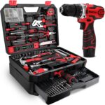 KingTool 276-Piece Tool Set Kit - Tool kit with 12V Cordless Power Drill Driver Toolbox Storage Case with Drawer, Drill Set Perfect for Homeowner, Diyer, Handyman - Image 2