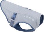 Kurgo Dog Core Cooling Vest - Summer Cooling Jacket - Evaporative Cooling Coat - Harness-Compatible - Reflective Accents - Grey - Large - Image 2
