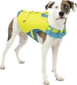 Kurgo Surf n' Turf Dog Life Jacket, Adjustable Dog PFD, Reflective Floatation Vest for Small to Large Pets (Yellow/Blue, X-Small) - Image 2