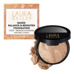 LAURA GELLER NEW YORK Award-Winning Baked Balance-n-Brighten Color Correcting Powder Foundation – Handmade in Italy – Buildable Coverage, Matte Finish – For Mature & Sensitive Skin – 03 Light - Image 2