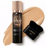 LUMINESS Transfer Resistant Airbrush Body Coverage Perfector/w Kabuki Brush - Tattoo Cover Up Makeup Waterproof Full Coverage Foundation for Leg and Body, Bronzer & Tattoo Concealer, 18-Hour Wear - Image 2