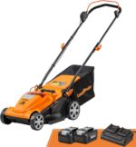 LawnMaster CLMF4815E 48V MAX 15-inch Brushless Cordless Lawn Mower with 2X24V MAX 4.0Ah Battery and a Dual Charger - Image 2