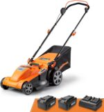 LawnMaster CLMF4817E 48V MAX Brushless Mower with 2X24V MAX 4.0Ah Battery and a Dual Charger - Image 2