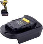 ML18DL Battery Adapter Compatible with Dewalt 20V Cordless Tools, Adapter Compatible with Mil-Waukee 18V M-18 Battery to Replacement for Dewalt 20V Max Lithium Batteries - Image 2