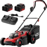MZK 40V 16" Electric Lawn Mower, 2-in-1 Brushless Cordless Lawn Mower, Walk-Behind Push Mowers with 5-Position Height Adjustment, 2 x 4.0Ah Batteries & Charger Included, LM16B011 - Image 2