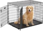 MidWest Homes for Pets Ultima Pro Heavy-Duty 42-Inch Dog Crate, Ultra-Strong Steel Double Door Pet Cage for Large Breeds, Accessories Included - Image 2