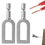 Multifunctional Electric Drill Wire Twisting Tool, 2026 New Alloy Electrical Wire Twister, 1/4 Inch Hex Shank Wire Twisting Kit, Fit for Rebar Tying, Fencing & Wiring, Efficient and Easy to Use (Arc) - Image 2