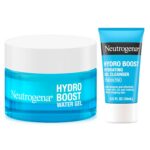 Neutrogena Hydro Boost Hydrating Gel Cream Face Moisturizer for Sensitive Skin 1.7 fl oz plus Hydrating Gel Cleanser 0.5 fl oz Alcohol and Fragrance Free Hyaluronic Acid Daily Hydration Routine - Image 2