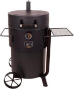 Oklahoma Joe's Bronco Pro 21.5 in. Heavy Duty Charcoal Drum Smoker and Grill with 366 sq. in. Cooking Area in Black - Image 2
