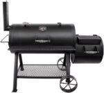 Oklahoma Joe's Longhorn Offset Charcoal Smoker and Grill with 1060 sq. in. Cooking Area in Black - Image 2