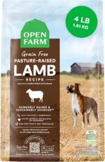 Open Farm, Grain-Free Dry Dog Food, Complete & Balanced Kibble, Sustainably & Ethically Sourced Ingredients, Non-GMO Veggies & Superfoods Support Overall Health, Pasture Raised Lamb Recipe, 4lb Bag - Image 2