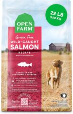 Open Farm, Grain-Free Dry Dog Food, Complete & Balanced Kibble, Sustainably & Ethically Sourced Ingredients, Non-GMO Veggies & Superfoods to Support Overall Health, Wild-Caught Salmon Recipe, 22lb Bag - Image 2