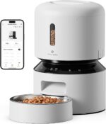 PETLIBRO Automatic Cat Feeder, 5G WiFi Automatic Pet Feeder with Freshness Preservation, 3L Timed Cat Feeders for Dry Food, Up to 48 Portions 10 Meals Per Day, Granary Pet Feeder for Cat/Dog, White - Image 2
