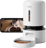 PETLIBRO Automatic Cat Feeder with Camera, 1080P HD & Night Vision, 5GHz/2.4GHz WiFi & Cam Smart Pet Feeder with App Control, 2-Way Audio, Motion Alerts for Cats & Dogs, Stainless Steel Single Tray - Image 2