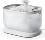 PETLIBRO Cat Water Fountain Stainless Steel Tray, Wireless Pump Cat Fountain, Ultra Quiet Pet Water Fountain, 2.5L Automatic Water Dispenser for Cats, Dual Flow Cat Water Dispenser Easy to Clean - Image 2