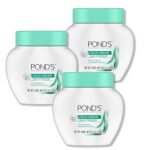 POND'S Cold Face Cream, Skin Care Facial Cleanser for All Skin Types, Deep Moisturizing Face Wash & Makeup Remover, 9.5 oz, 3 Pack - Image 2