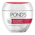 POND’S Rejuveness Face Cream – Anti-Aging Face Moisturizer with AHA’s, Vitamin E & Collagen – Daily Wrinkle Cream for Women – Hydrating Collagen Face Cream – Dermatologist Tested, 14.1 oz - Image 2