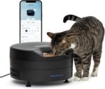 PetSafe FreshFeed Refrigerated Pet Feeder Automatic Wet Food Feeder for Cats & Small Dogs App Control 6 Fresh Meals Stainless Steel Inserts Black - Image 2
