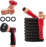 Pocket Hose 25 FT Copper Head Expandable Garden Hose with Pocket Pivot, No Tangles, AS SEEN ON TV, 360° Swivel, Tri-Tex Tubing, Force Field Jacket, Lead-Free, No-Kink, Anti-Burst w/APT - Image 2