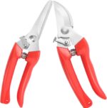 Premium garden shears, meperez pruning scissors gardening tools, pruners for flower, bushes, rose and fruit tree, use for florist, yard and orchard the plant clippers, sharp steel anvil snips - Image 2