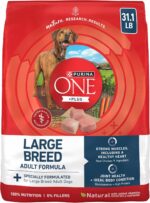 Purina One +Plus Dry Dog Food for Large Adult Dogs High Protein, Real Chicken - 31.1 lb Bag - Image 2