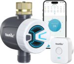 RAINPOINT WiFi Water Timer, Sprinkler Timer for Garden Hose, Smart Automatic Irrigation System with Brass Inlet for Yard, Lawn, APP Remote Control via 2.4Ghz WiFi and Bluetooth - Image 2