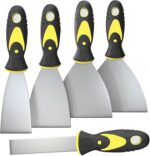 Rerdeim 5Pcs Putty Knife, Set, 1" 2" 3" 4" 5" Scraper, Spackle Knife, Paint Scraper, Scraper Tool, No Rusting, Perfect For Repairing Drywall, Removing Wallpaper, Mud, Plaster Scraping - Image 2