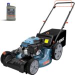 SENIX 21'' Self-Propelled Gas Lawn Mower (FWD), 170 cc 4-Cycle Engine 3.8 HP, 3-in-1 (Bagging/Mulching/Side Discharge), 6-Position Cutting Height Adjustment, 1.7 Bushels Grass Bag - Image 2