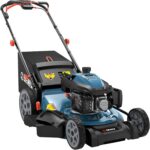 SENIX 22 Inch Gas Lawn Mower, 201cc 4-Cycle OHV Engine, Variable Speed Rear Wheel Self-Propelled Mower, 3-in-1 Mower with Bagging, Mulching & Side Discharge, 6-Positions Adjustable Cutting Height - Image 2