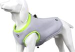 SGODA Dog Cooling Vest Harness Cooler Jacket Grey Green Large - Image 2
