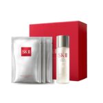 SK-II Glow Up Duo Anti-Aging Skin Care Set - Includes Facial Treatment Essence Skincare & 3 Hydrating Face Masks - Targets the Appearance of Fine Lines, Sun Spots & Dull Skin (4 Count) - Image 2