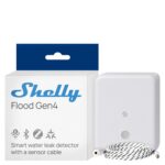 Shelly Flood Gen4, WiFi, Bluetooth, Zigbee, Matter Smart Flood Sensor with Leak Sensor Cable, Alexa, SmartThings, Google Home, Apple HomeKit Compatible, Flood and Rain Detection, Easy to Use, IP44 - Image 2