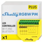 Shelly Plus RGBW PM | WiFi Smart Remote Control for RGBW Led Strips with Power Metering | Home Automation | Bluetooth Gateway | No Hub | Compatible with Alexa & Google Home | iOS Android App - Image 2