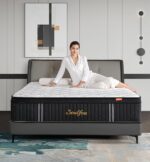 Soulfea Queen Mattress,12 Inch Queen Size Mattresses Memory Foam Hybrid Black Mattress in a Box,with Provide Support and Improve Sleep Mattresses,Medium Firm,CertiPUR-US. - Image 2