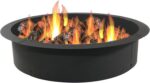 Sunnydaze Outdoor Fire Pit Ring - Heavy-Duty Round Steel Fire Ring Insert - DIY Above or In-Ground - 36-Inch Outer/30-Inch Inner Diameter - Image 2