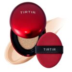 TIRTIR Mask Fit Red Cushion Foundation | Full coverage, Weightless, Skin fit, Satin Glow Finish, Korean Makeup BB Foundation, beauty, Tattoo cover up, Buildable (#21N Ivory, 0.63 Fl Oz) - Image 2