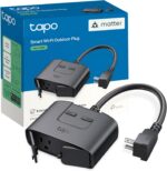 TP-Link Tapo Matter Outdoor Smart Plug, 2 Individual Outlets, IP65 Weather Resistance, Works with Apple Home, Alexa, Google Home, Long Wi-Fi Range, 2.4G Wi-Fi Only, ETL Certified (Tapo P400M) - Image 2
