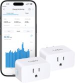 TP-Link Tapo Smart Plug Mini, Matter Compatible, Compatible with Alexa, Google Home & Samsung SmartThings, Energy Monitoring, 15A, UL Certified, 2.4G Wi-Fi Only, Tapo P110M(2-Pack) - Image 2