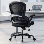 TRALT Office Chair - Ergonomic Office Chair with Back Support, Home Office Desk Chairs, 330lbs Wide Seat Big and Tall Office Chairs, Comfy Desk Chair for Work, Study, Office, Gaming (Black) - Image 2