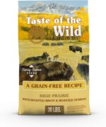 Taste of the Wild High Prairie Canine Grain-Free Recipe with Roasted Bison and Venison Adult Dry Dog Food, Made with High Protein from Real Meat and Guaranteed Nutrients and Probiotics 28lb - Image 2