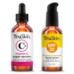 TruSkin Rejuvenate & Protect Bundle - Vitamin C Super Serum Plus 2oz and Tinted Mineral Sunscreen Serum SPF 30 - Image 2